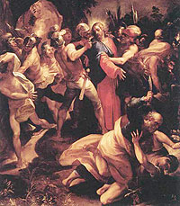 Betrayal of Jesus christ