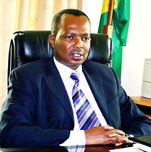 Minister for Infrastructure, Vincent Karega. (Photos by F. Goodman)