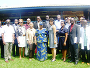 The visiting delegation promised more support to the hospital. (Photo: S. Rwembeho)