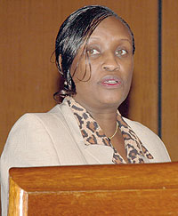 The Deputy Secretary General in charge of Political Federation of the EAC Beatrice Kiraso