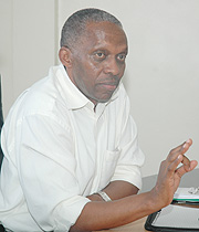 IN CHARGE: Gerald Zirimwabagabo.