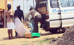 Some of the students sent packing by the varsity administration after failing to secure Goevrnment scholarships. (Photo: D. Ngabonziza)