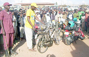 Some of the assorted prizes on display prior to the promotion. (Photo: A. Gahene)