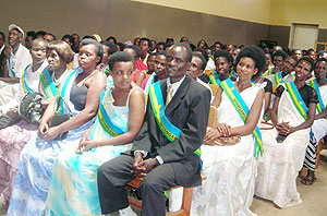 Some of the u2018Inyangamugayou2019 who were given medals for their role in ensuring the success of Gacaca in Mukura Sector. (Photo: P. Ntambara)