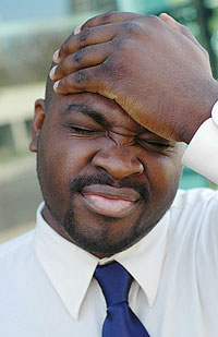 What could be the source of stress?