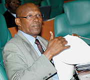 TO PRESENT REPORT:  Senator Joseph Karemera