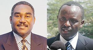 L-R : ICTR Spokesperson.Roland Amoussouga;AWARE OF MPRIRANYAu2019S PRESENCE IN ZIM: Martin Ngoga