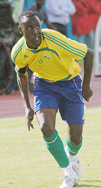 Amavubi forward Olivier Karekezi