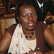 TO BE HONOURED: Judith Kanakuze