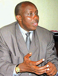 HANDED OVER; former PSCBS Executive Secretary Charles Karake handed over office to his successor Stella Mugabo (Photo G. Mugabe)