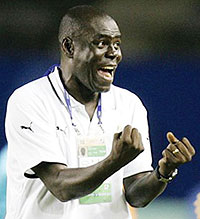 NEW MAN AT THE HELM: Sellas Tetteh