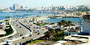 Tripoli harbour. Libya is welcoming America back.