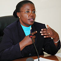Minister of Gender and Family Promotion, Dr Jean du2019 Arc Mujawamariya