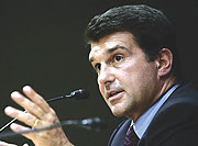 BARCELONA president, Joan Laporta.