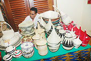 Some of the products from Rwandau2019s crafts industry. (File photo)
