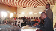 Officials attending a district education meeting on Tuesday. (Photo / P. Ntambara)