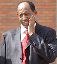 INVESTMENT UP IN THE AIR; Rwigamba Balinda(File photo)