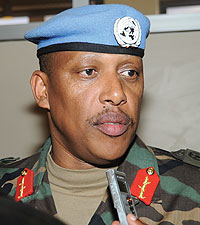 MORE STILL NEEDED:  Lt.Gen. Nyamvumba