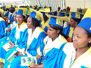 A cross-section of ULK graduands at the graduation ceremony. (Photo / R. Mugabe)