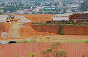 UNDER CONSTRUCTION: Kigali hotel and convention centre complex is expected to be completed by 2012. (Photo; F. Goodman)