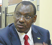Central Bank Vice Governor, Amb. Claver Gatete. (File photo)
