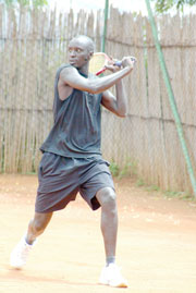 MAN ON A MISSION: Jean Claude Gasigwa is two  games away from lifting his maiden Kenya Open title. He has a tough test today against Ugandau2019s Duncan Mugabe. (File photo)