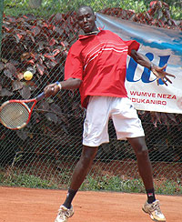 Rwandau2019s top seed Jean Claude Gasigwa lost to Ugandau2019s Duncan Mugabe in straights sets in Nairobi. (File photo)