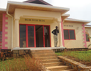The dream house that is yet to be won by one lucky Rwandatel subscriber (Courtsey Photo)