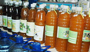 Some of the products that are locally produced. (File photo)