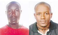 L-R : Juvu00e9nal Gatabazi, Centre/ Winger ; Eric Mbarushimana, Hooker