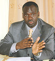 IN LINE WITH NATIONAL POLICIES: Stanslas Kamanzi