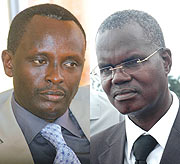 L-R : The Prosecutor General: Martin Ngoga ; IBUKA boss: Theodore Simburudali
