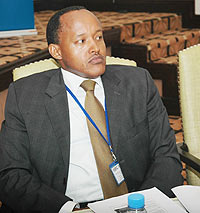 Faustin Kananura Bundu, Vice Chair Person of the PSF.(File photo)