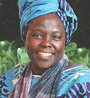 Nobel Peace Prize winner Professor Wangari Maathai