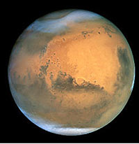 Mars in 2001 as seen by the Hubble Space Telescope