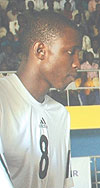 Flavian Ndamukunda (R) is part of the 21-man senior menu2019s  national team. (File Photo)