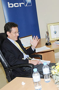 Michael Turner, the representative of Actis. (Photo/ J.Mbnda)