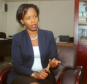 Clare Akamanzi, Deputy CEO in charge of Business Operations Services at Rwanda Development Board (RDB)