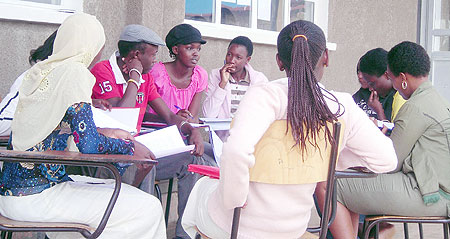 INILAK students in a group discussion. 