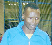 Paul Bitok talking to his youngsters during the just ended World Youth Olympics Volleyball qualifiers in Egypt. (File Photo)