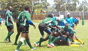 Silverbacks in action during one of last yearu2019s regional tournaments. The string side is chasing for honours in todayu2019s Nile Special 7-aside tourney. (File photo)