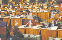 Members of the lower chamber of parliament in a plenary session during the just concluded term. The lawmakers will today wrap up the term. (File Photo)