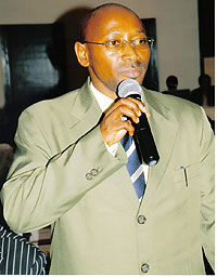 Noun Bandyandora, the vice president of the Rwanda Diaspora in Arusha. (Courtsey Photo)