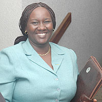 Julienne Uwacu the new chairperson of the Security Committee. (Photo / F. Goodman)