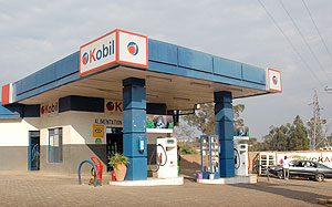A Kobil fuel station in Kigali (File photo)