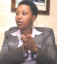 PSF acting CEO Molly Rwigamba. (File Photo)
