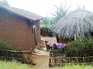 One of the survivoru2019s  houses in Ruhashya Sector. (Photo / F. Ntawukuriryayo)