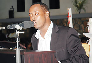 Mihigo performing. (Photo by J. Mbanda)