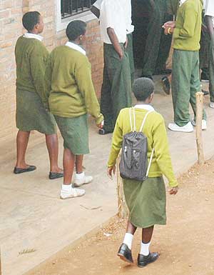 Girls need to be sensitised about menstruation in order to keep them at school. 