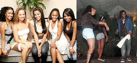 L-R : Dancing to the Vibe should not be censored depending on who you are ; Hot looking ladies, The groom hasthe right to invite close female friends that can be trusted.